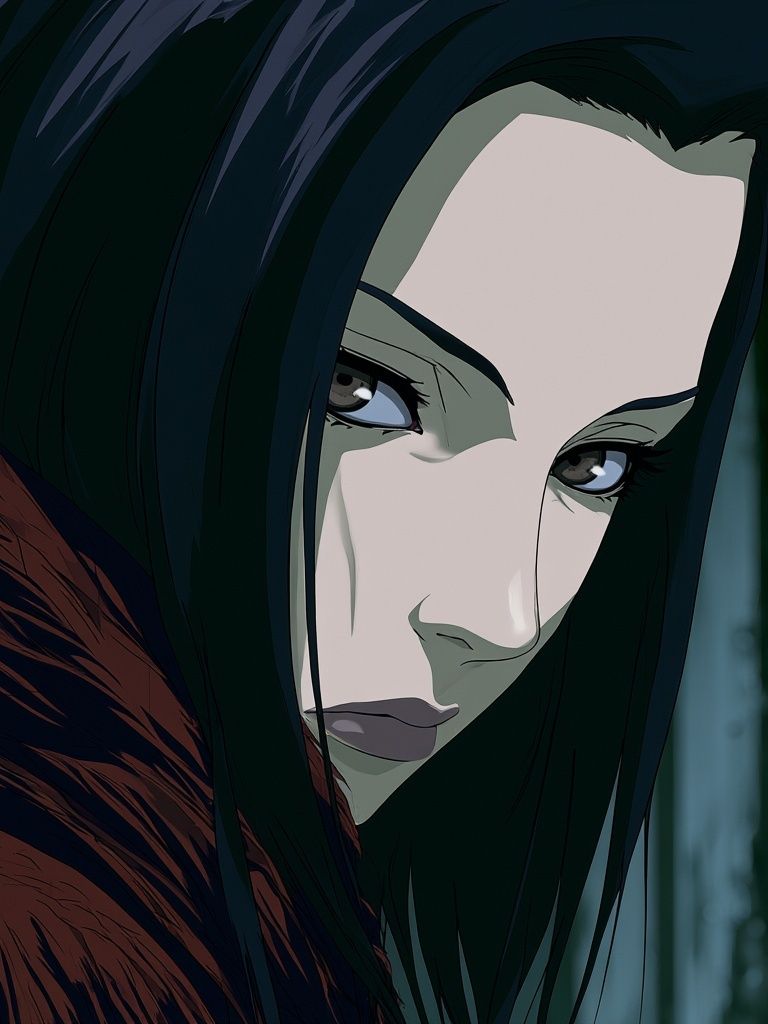Anime Portrait Digital Art Poster. poster — anime art