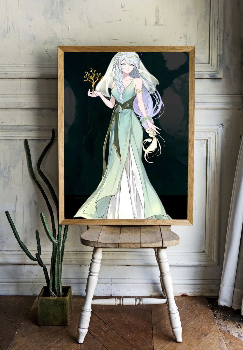 Mystic Elf Anime Poster. — room view 1