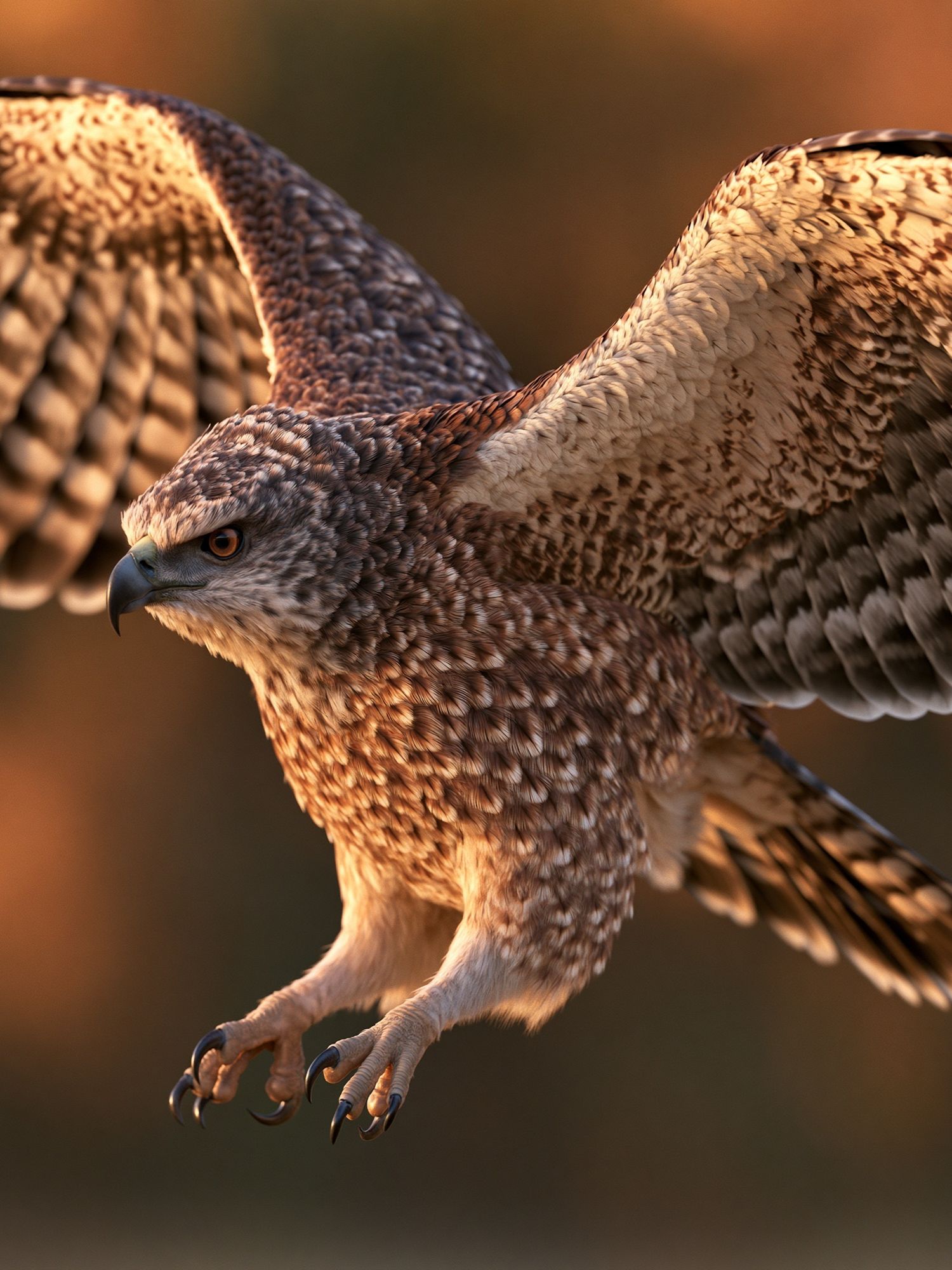 Soaring Hawk Photography Poster. poster — animals art