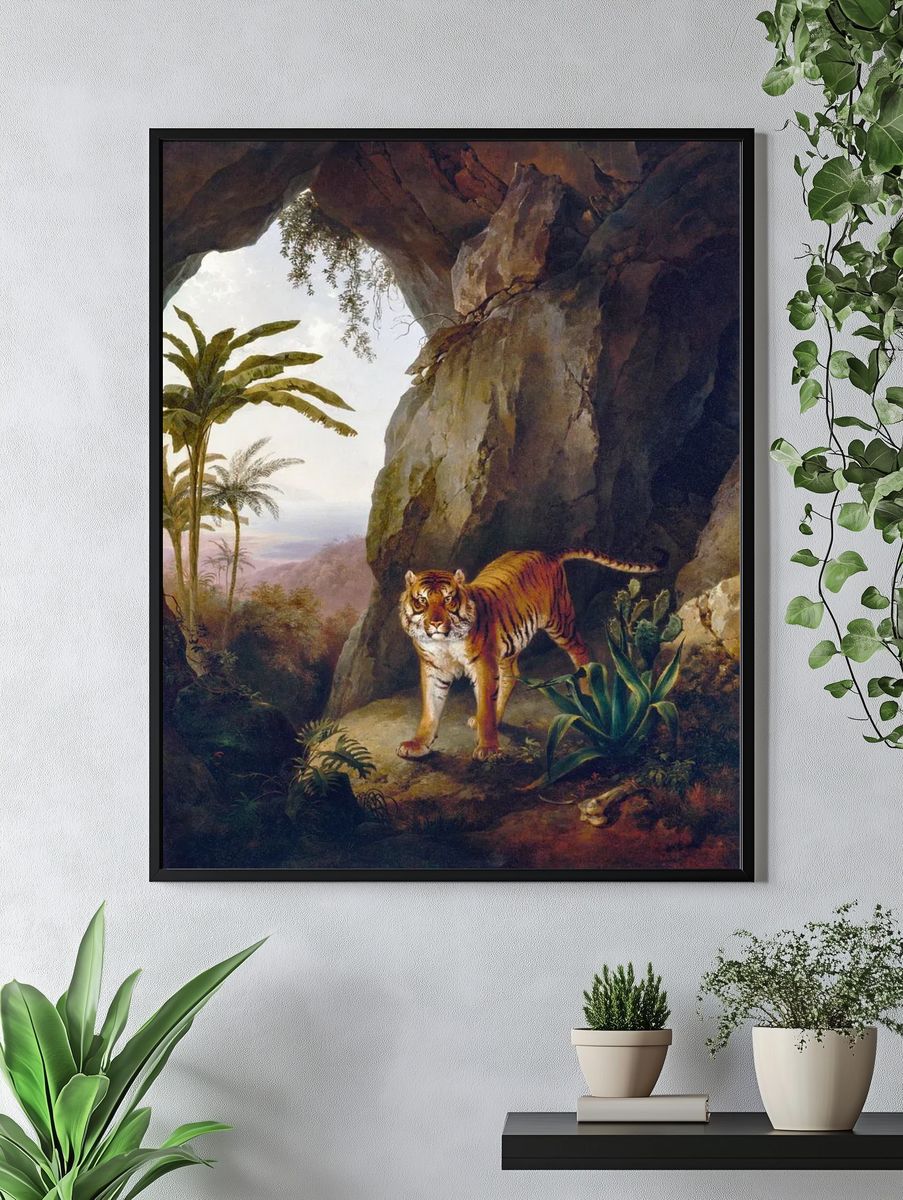 Tiger Cave (ca. 1814) painting. — room view 4