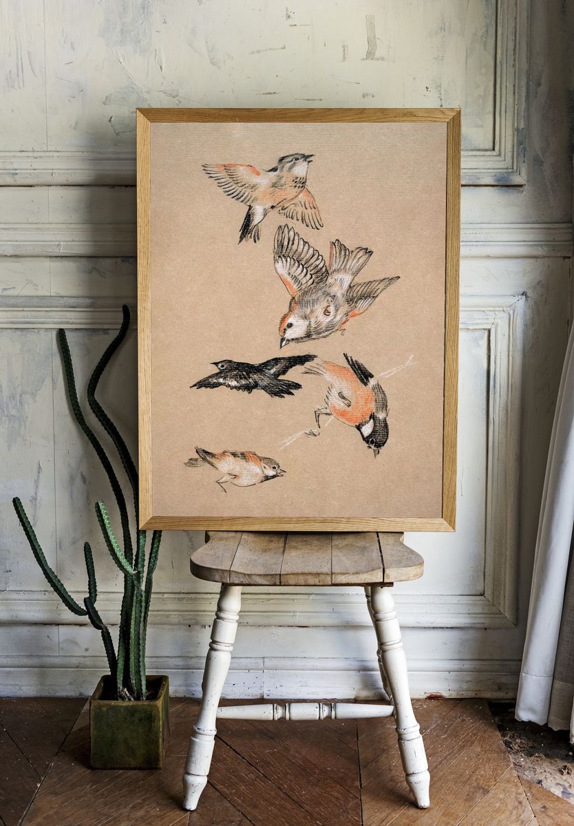 Love leading Pilgrim - Study. — room view 1