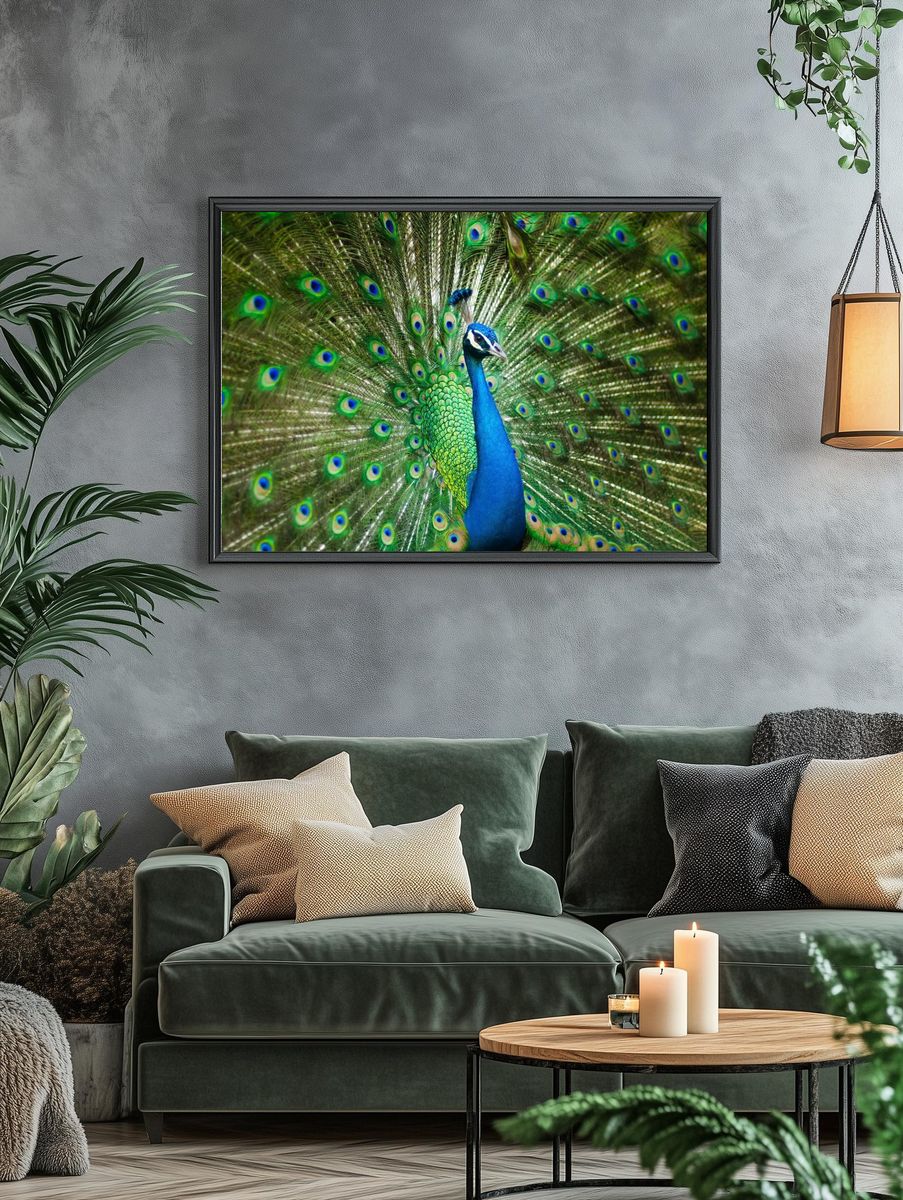 male peacock. — room view 4