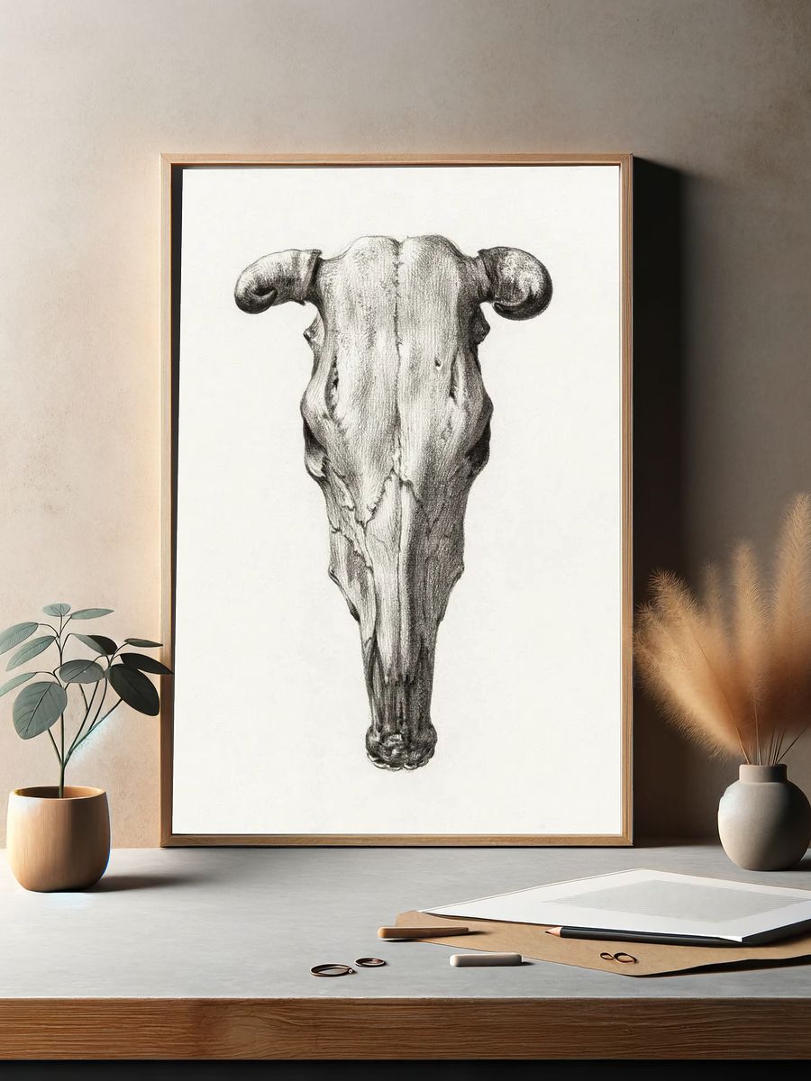 Skull cow (1816) Jean Bernard. — room view 2