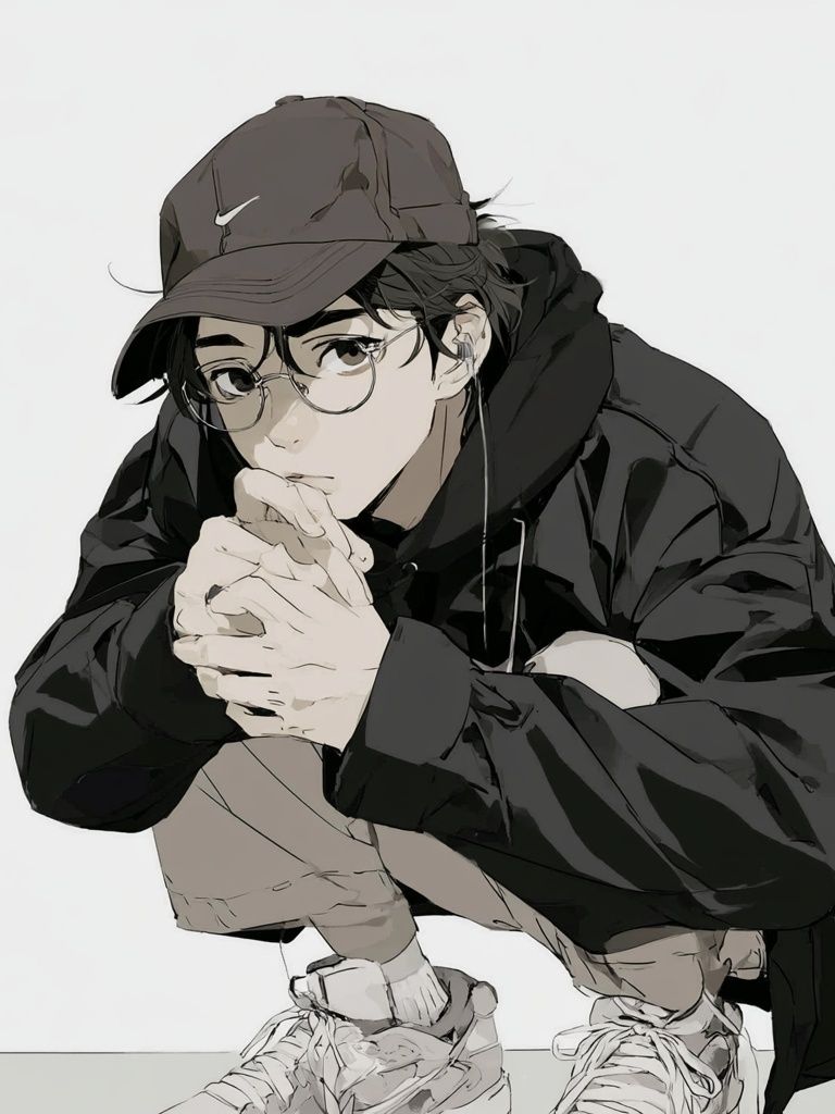 Anime Streetwear Portrait Poster. poster detail