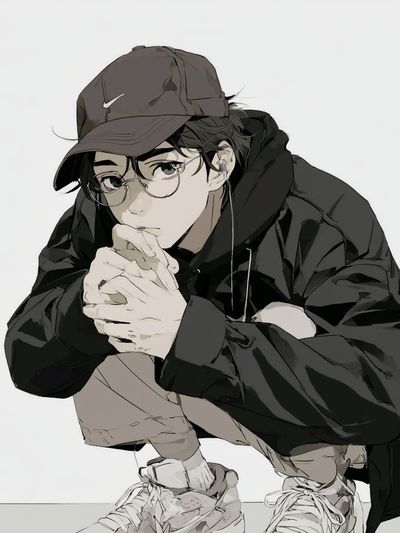 Anime Streetwear Portrait Poster. poster