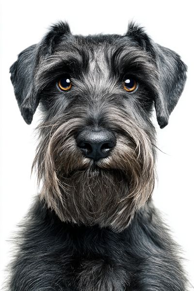 Schnauzer Portrait Photography Poster.