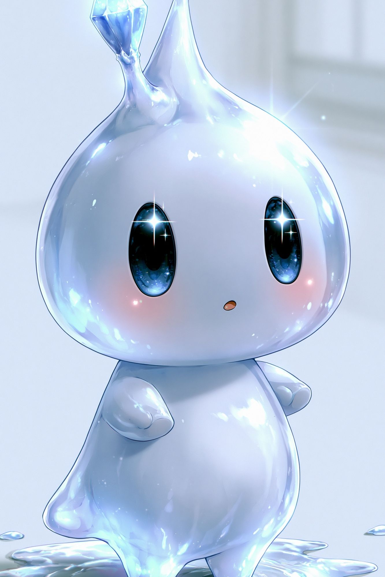 Crystal Chibi Character Poster. poster — anime art