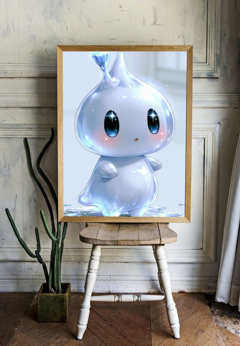 Crystal Chibi Character Poster. — room view 1