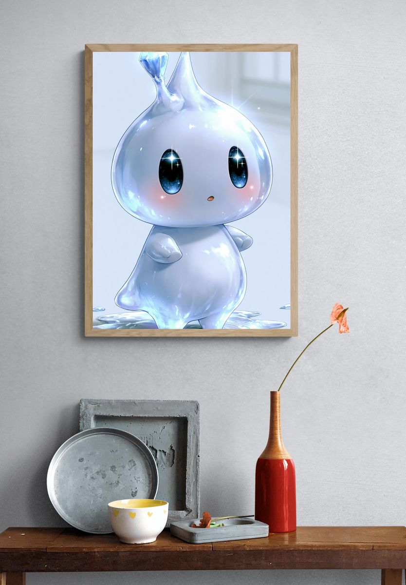 Crystal Chibi Character Poster. — room view 3