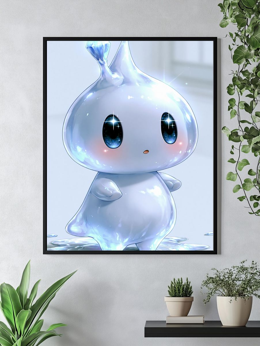 Crystal Chibi Character Poster. — room view 4