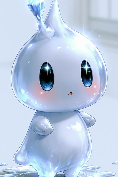 Crystal Chibi Character Poster. poster