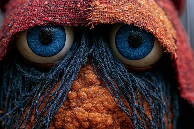 Rainy Owl Close-Up Photography Poster.