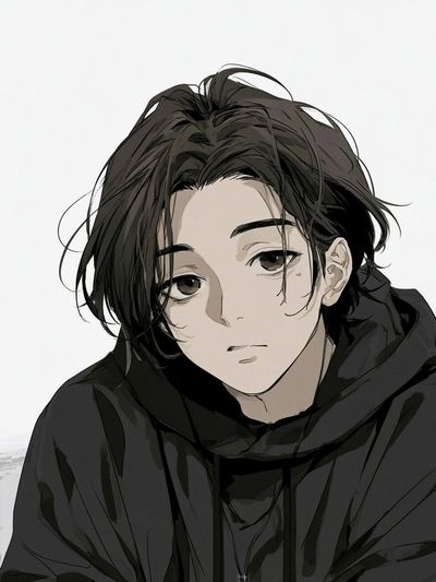 Anime Portrait — Digital Art Print.