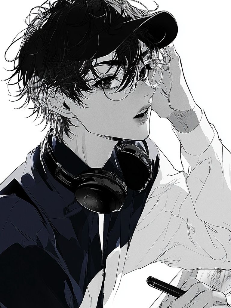 Anime DJ Portrait Poster. poster — anime art