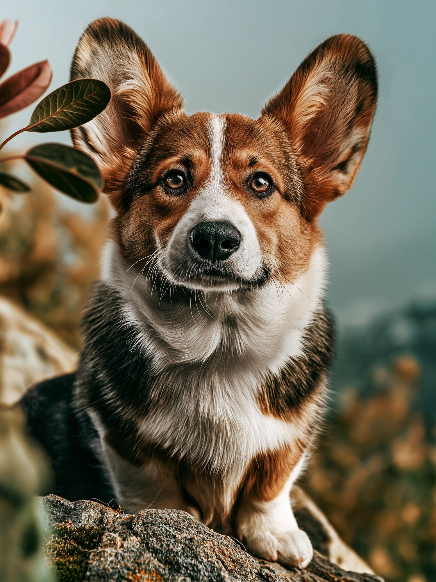 Corgi Portrait Photography Poster. poster — animals art