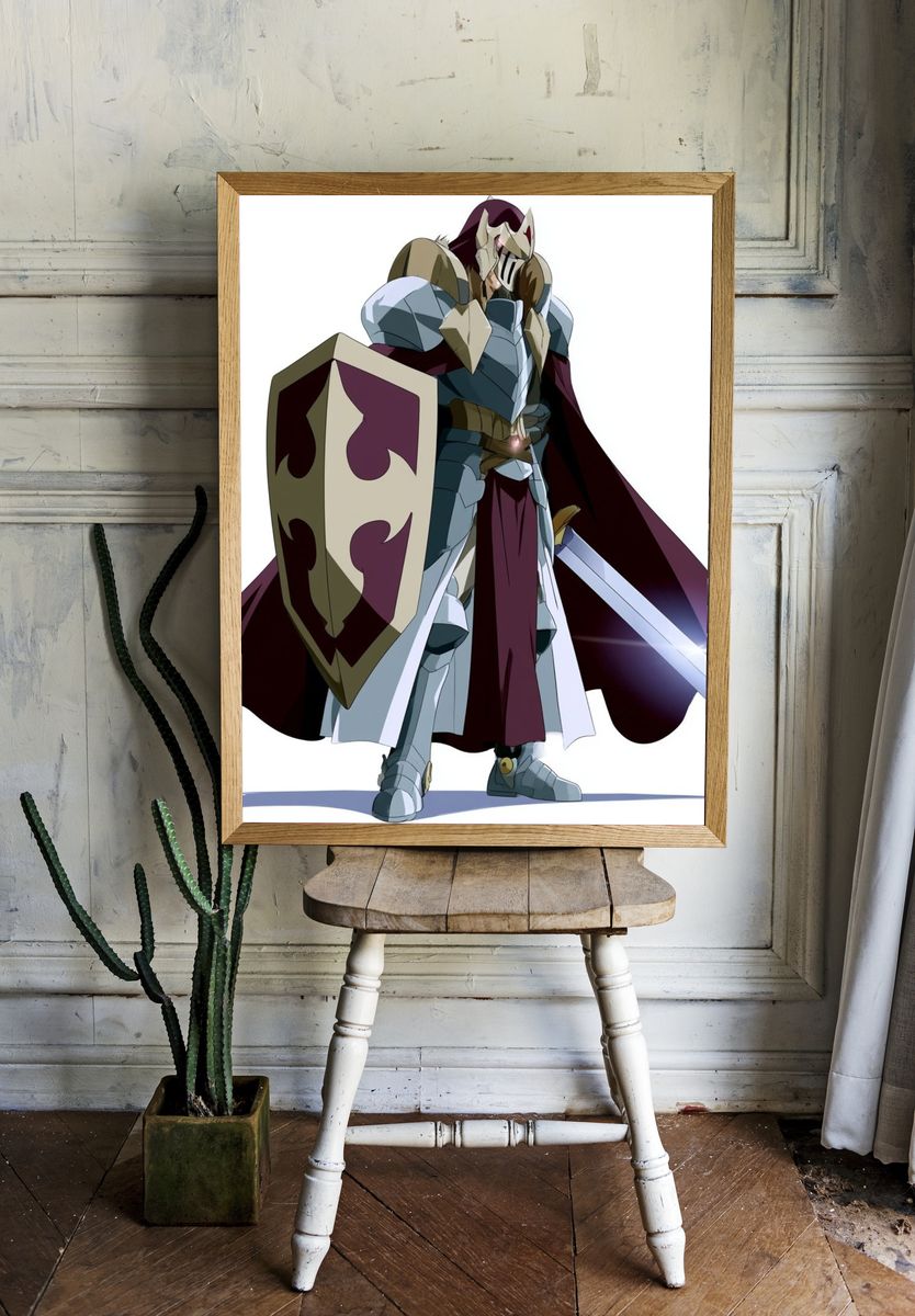 Armored Knight Anime Poster. room preview