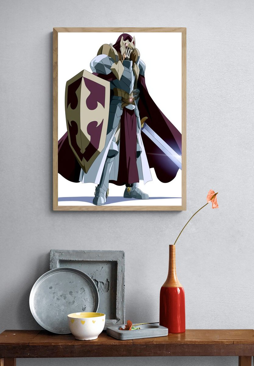 Armored Knight Anime Poster. — room view 3