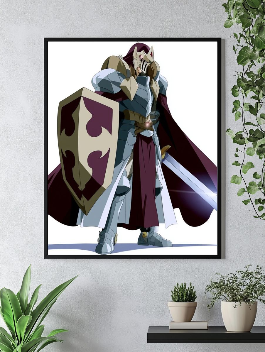 Armored Knight Anime Poster. — room view 4