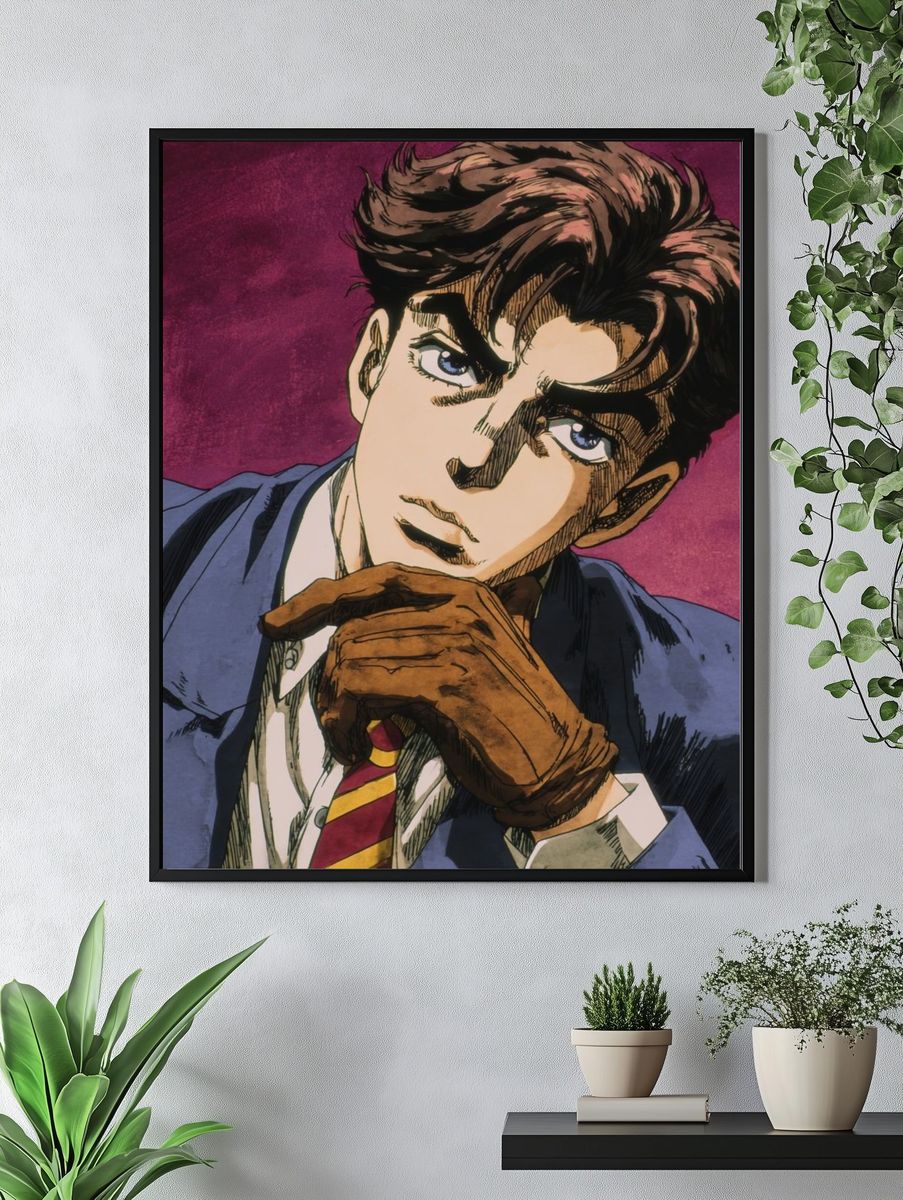Stylish Character Portrait — Anime Print. — room view 4