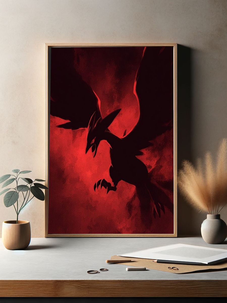 Legendary Bird — Anime Print. — room view 2