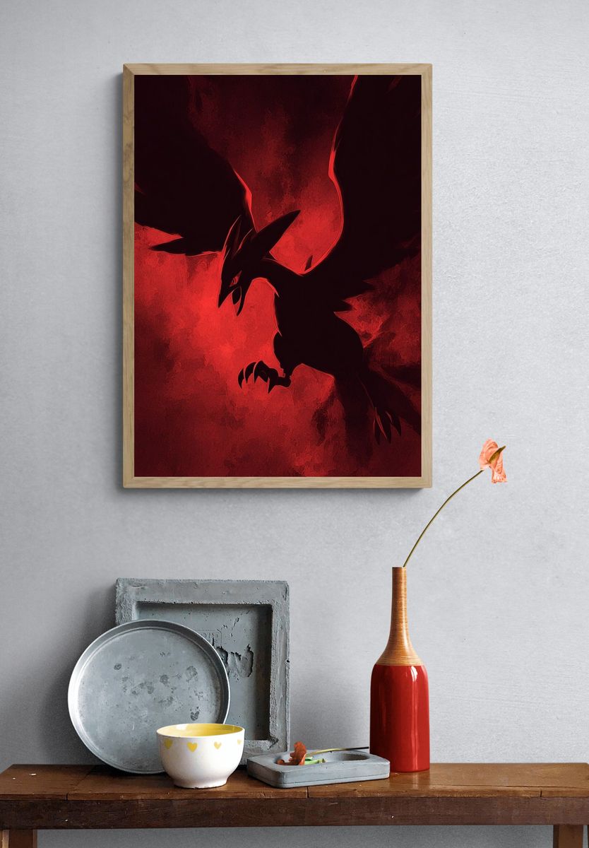 Legendary Bird — Anime Print. — room view 3