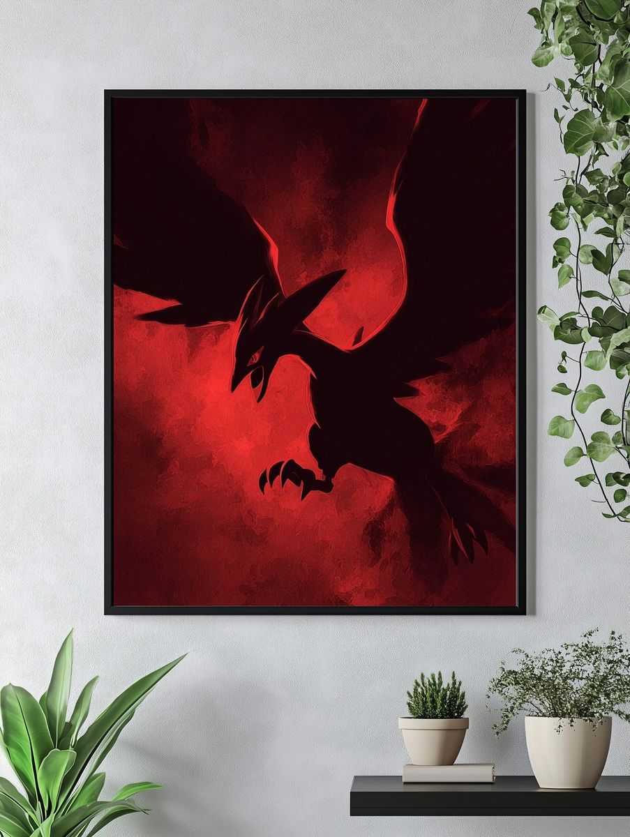 Legendary Bird — Anime Print. — room view 4