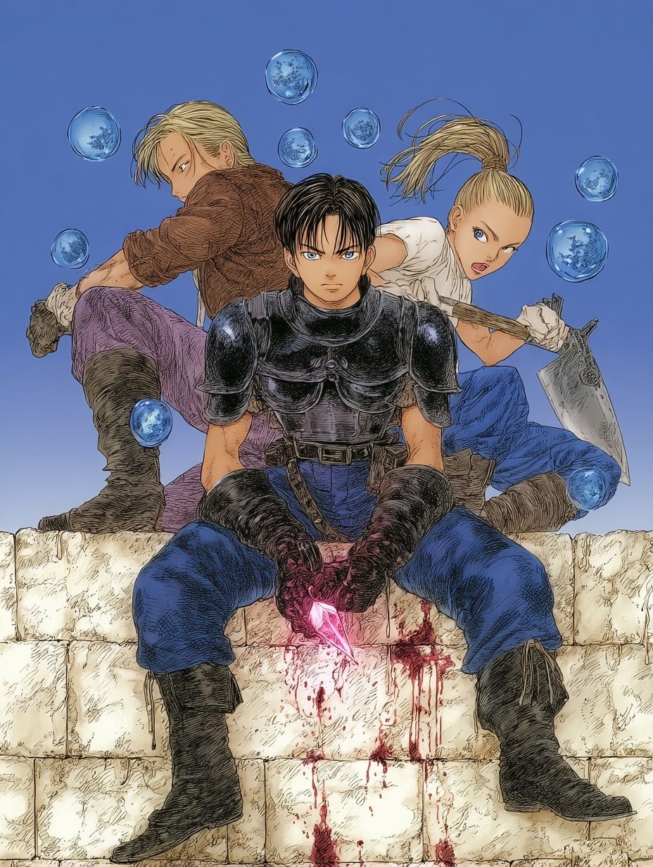 Fantasy Adventure — Anime Print. poster — anime art