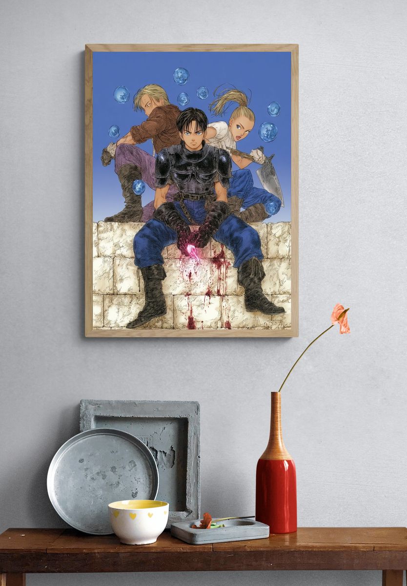Fantasy Adventure — Anime Print. — room view 3
