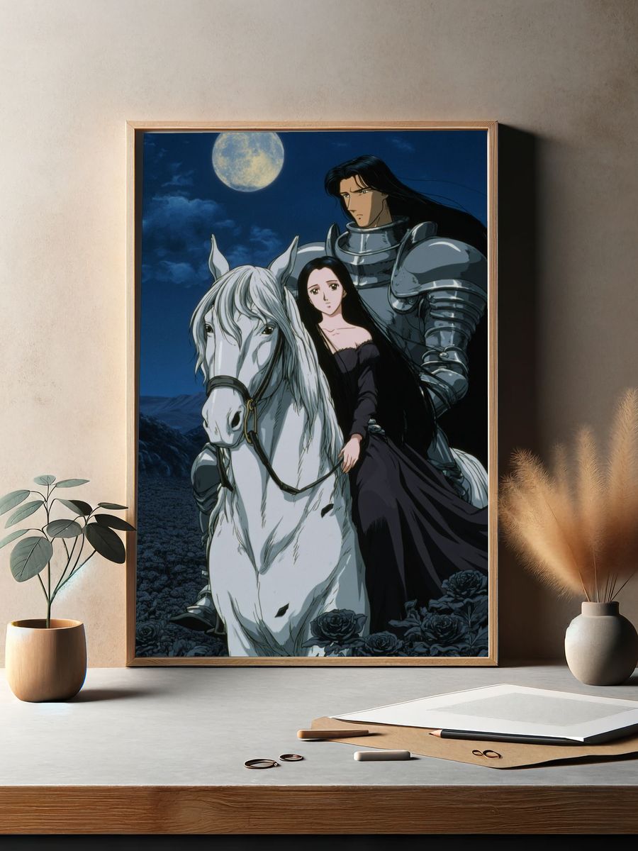 Moonlit Romance — Anime Print. — room view 2