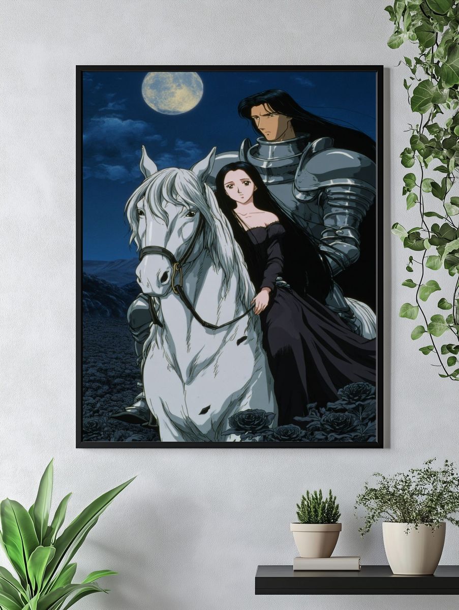 Moonlit Romance — Anime Print. — room view 4