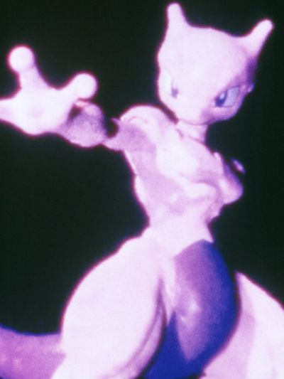 Mewtwo Neon Glow Poster.