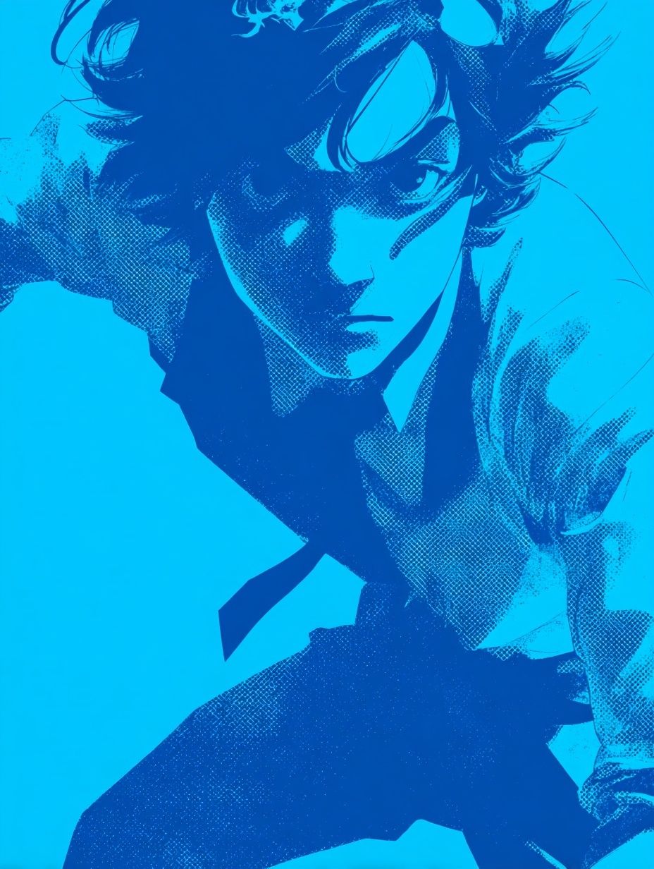 Dynamic Character — Anime Print. poster — anime art