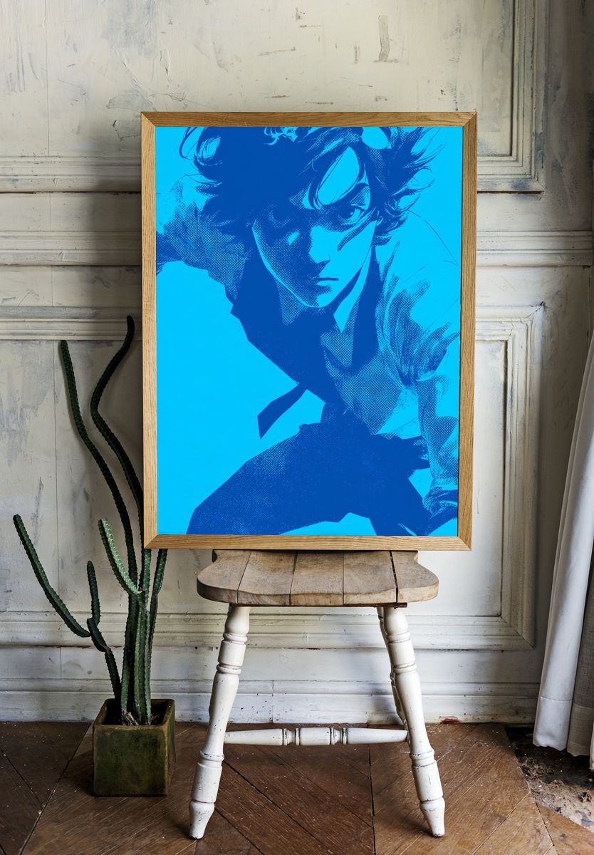 Dynamic Character — Anime Print. — room view 1