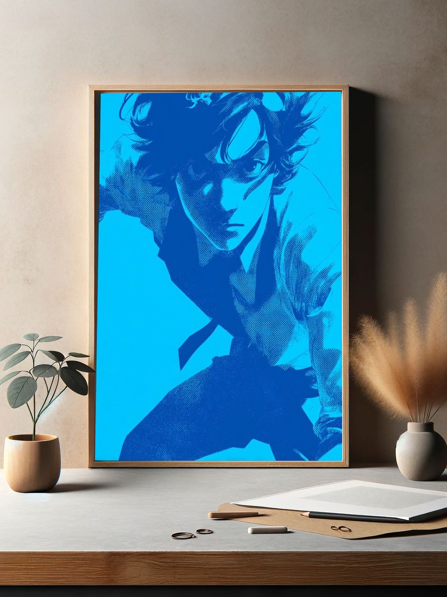 Dynamic Character — Anime Print. — room view 2