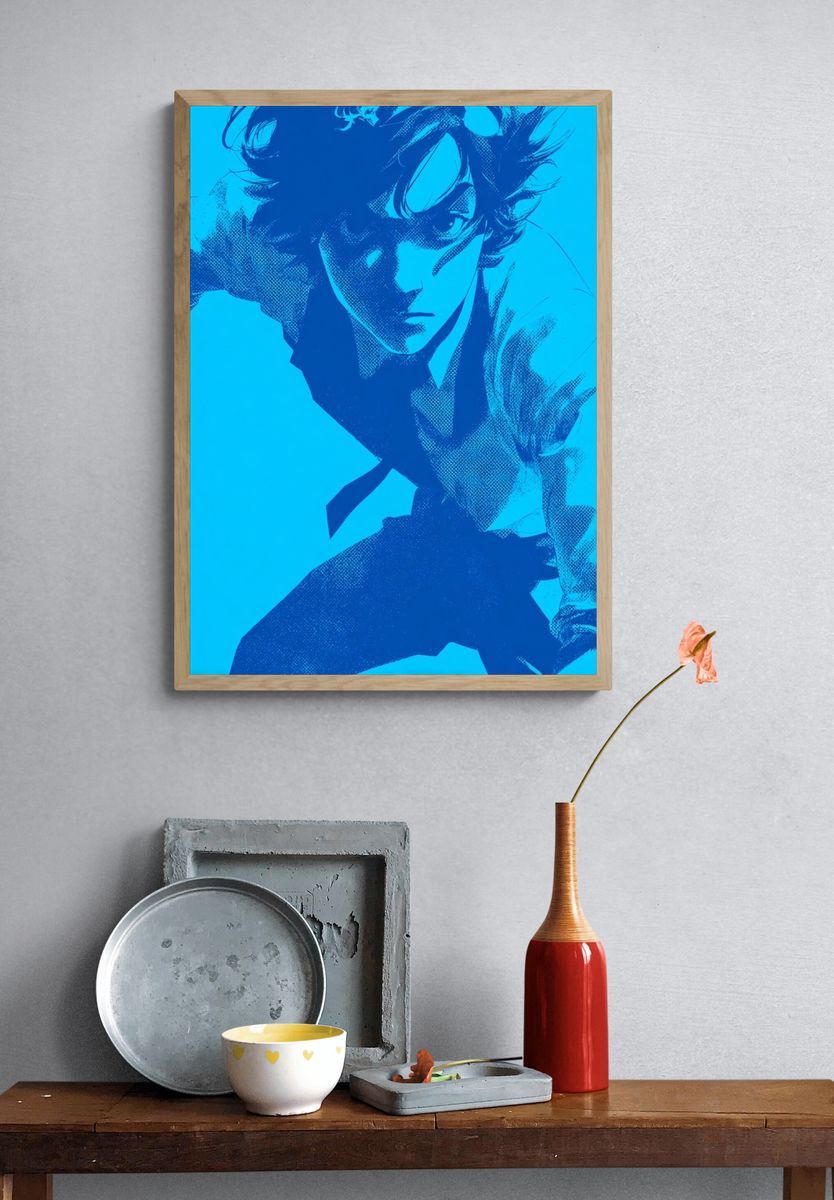 Dynamic Character — Anime Print. — room view 3
