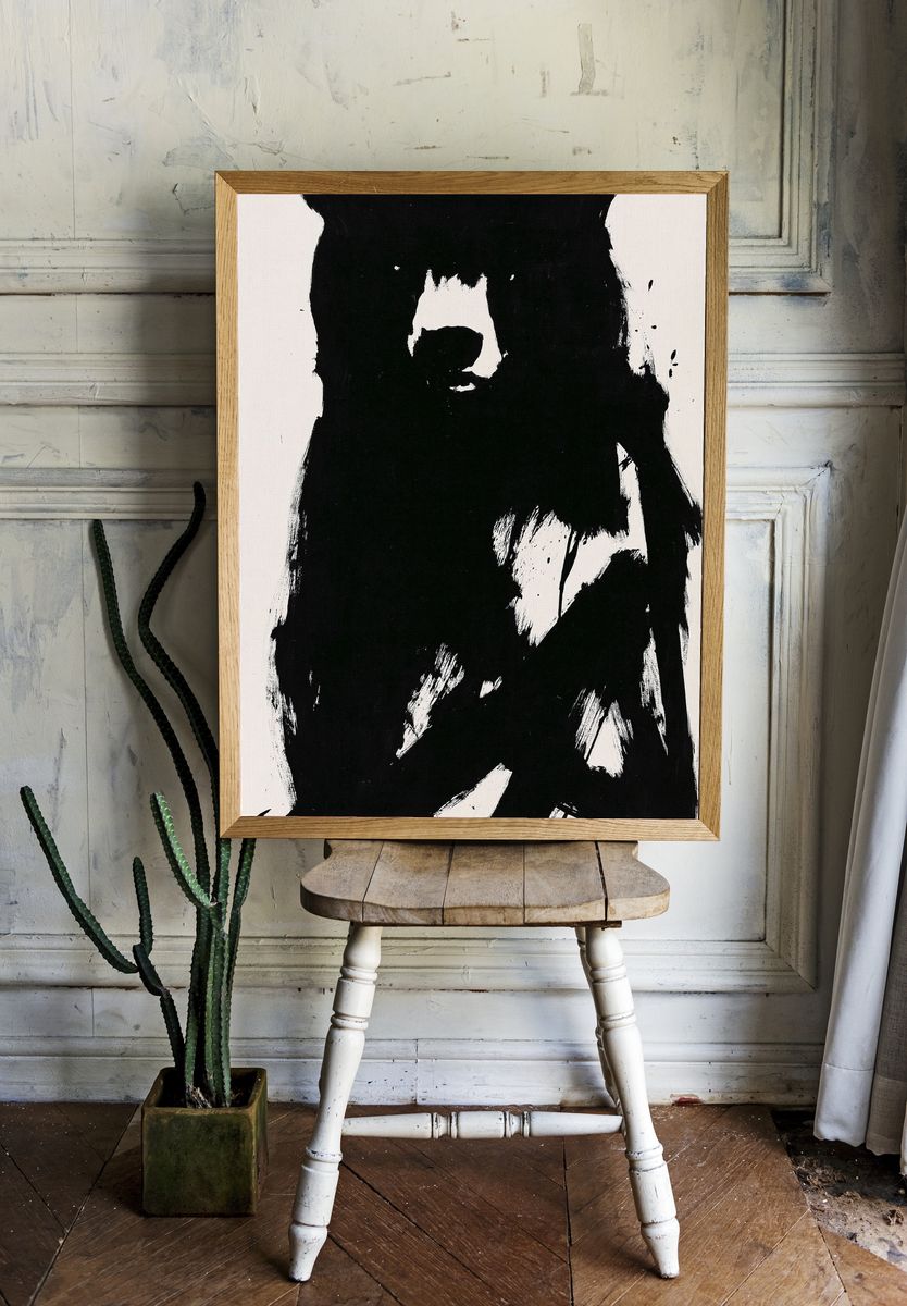 Black Bear Ink Poster. — room view 1