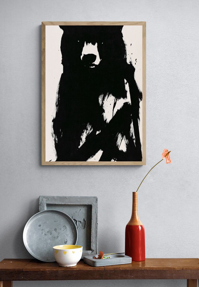 Black Bear Ink Poster. — room view 3