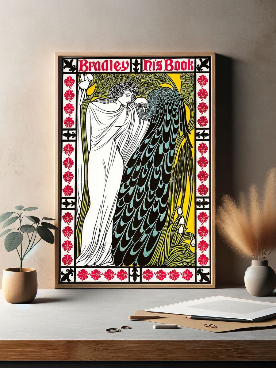 Bradley — Art Nouveau Print. — room view 2