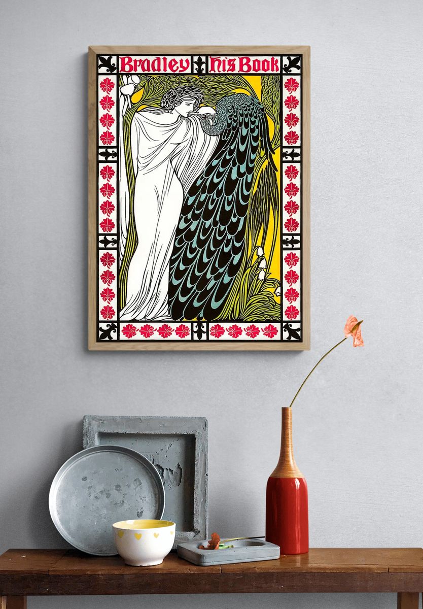 Bradley — Art Nouveau Print. — room view 3