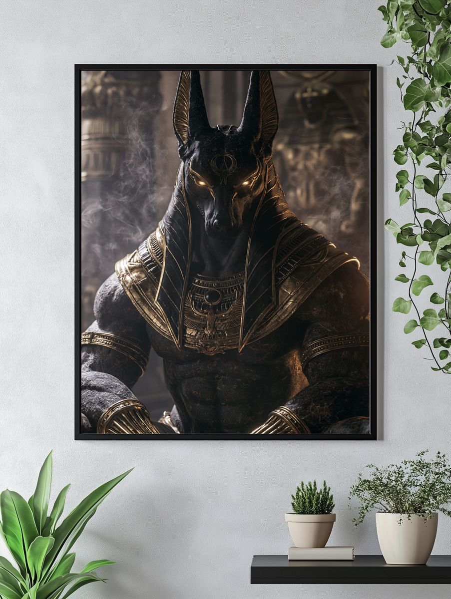 Anubis Egyptian Mythology Poster. — room view 4