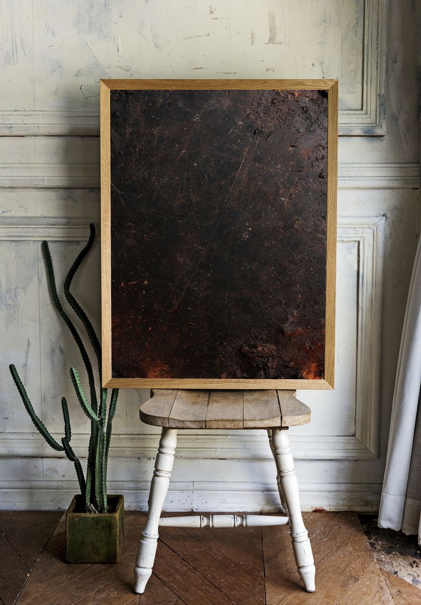Molten Ember Texture Print. — room view 1