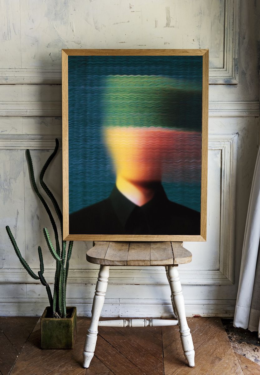 Abstract Portrait Poster. — room view 1