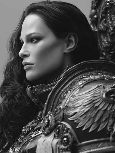 Armored Portrait Photography Poster.