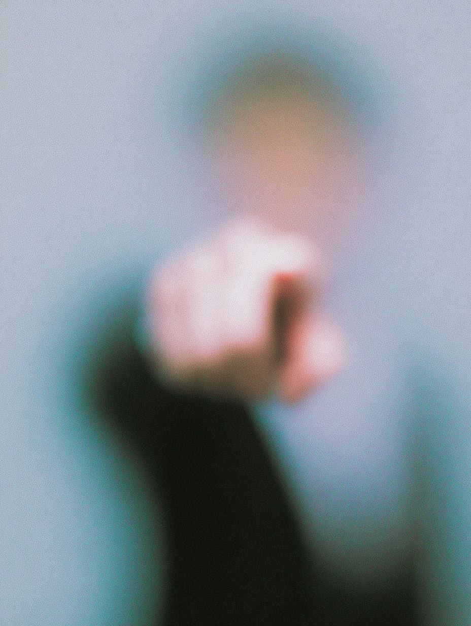 Abstract Pointing Hand Poster. poster detail