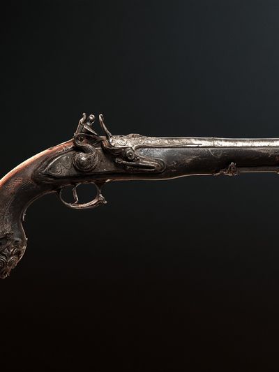 Antique Pistol Photography Poster. poster