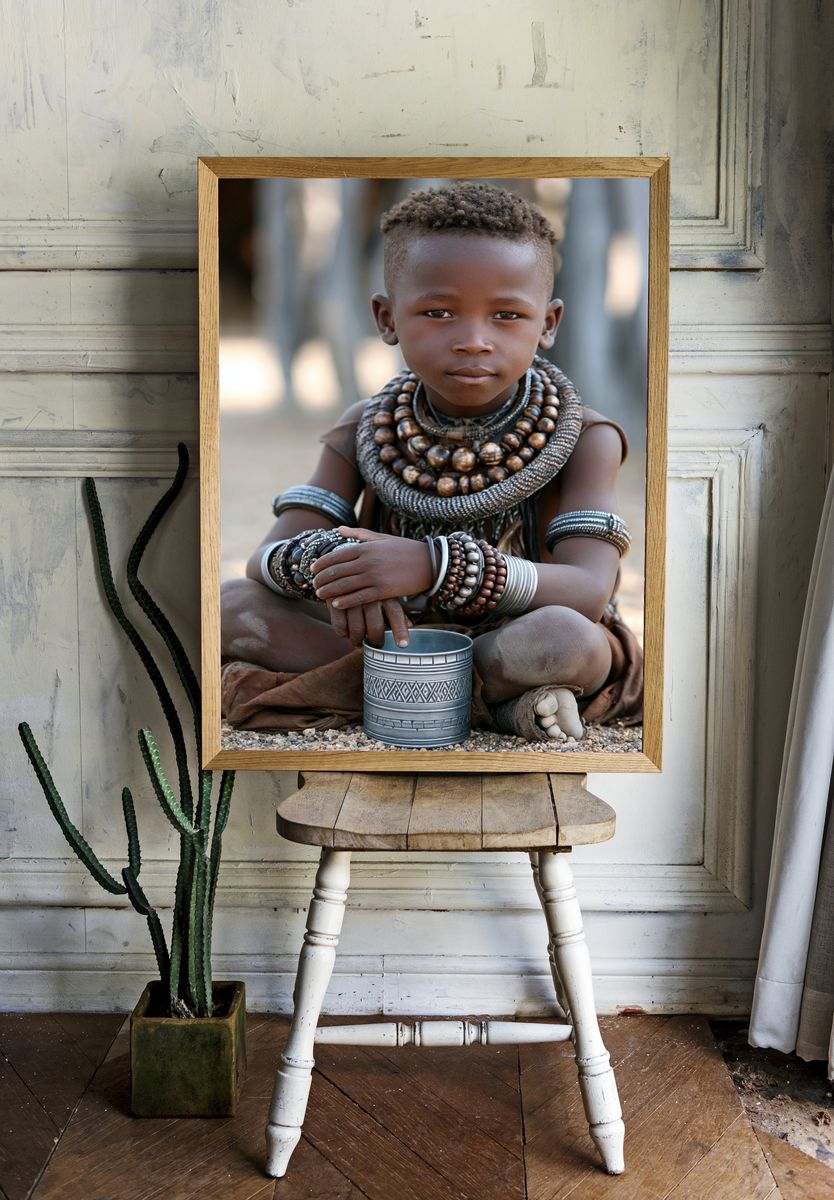 African Child Portrait Photography Poster. room preview