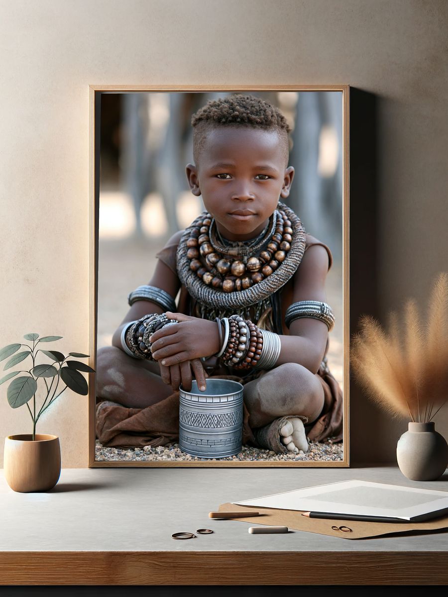 African Child Portrait Photography Poster. — room view 2