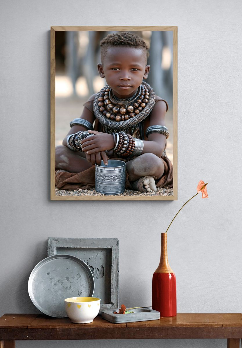 African Child Portrait Photography Poster. — room view 3