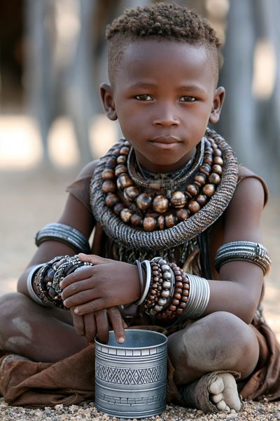 African Child Portrait Photography Poster.