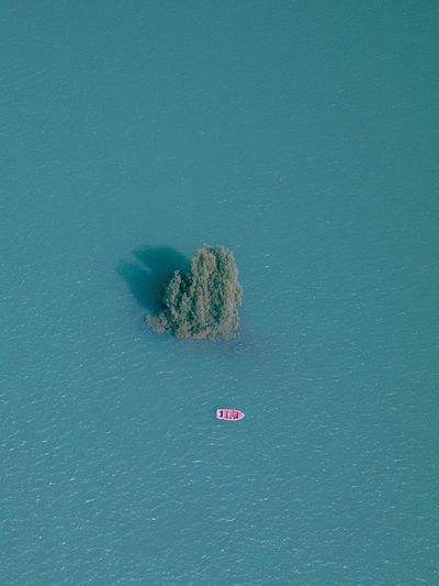 Solitary Island Aerial Photography Poster.